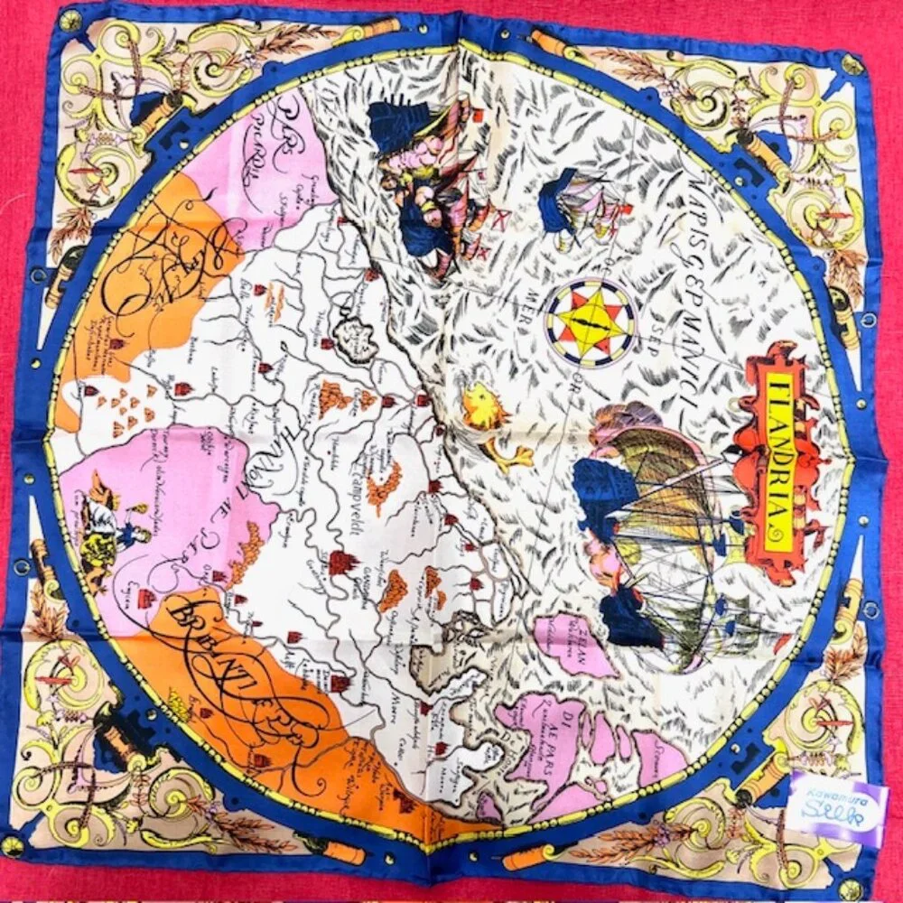 BUNDLE 4: YSL-JIM THOMPSON-CALVIN K-KAWAURA Scarf/Handker Cotton/Silk 23